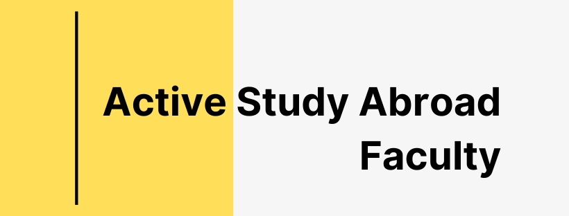 Active Study Abroad Faculty